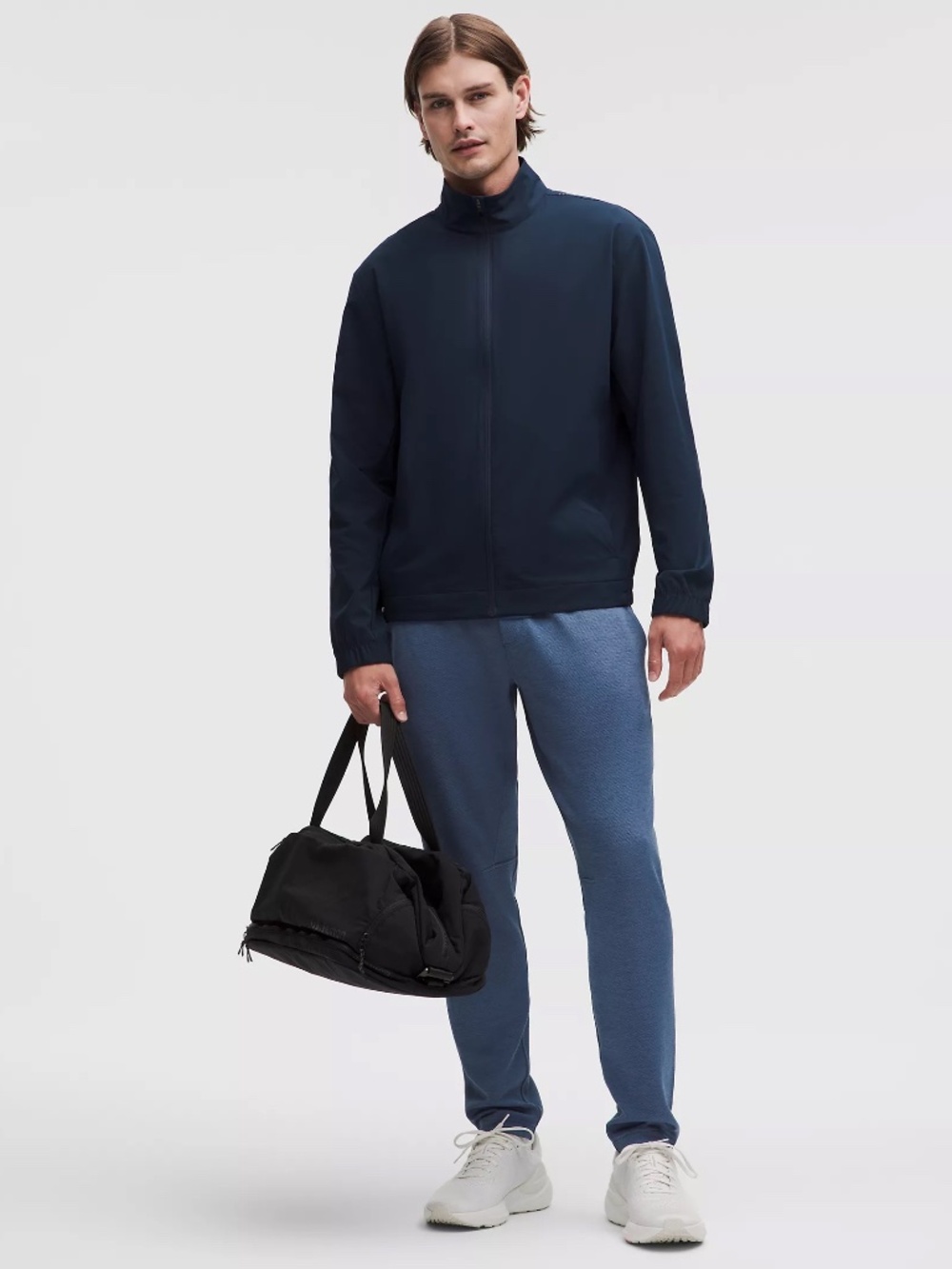 Lululemon Zeroed In Double-Knit Mesh Slim-Fit Pant - Blue